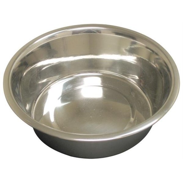 Qt Dog QT Dog 3545 Embossed Rim Large 3 qt Stainless Steel Bowl 3545